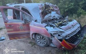 Росіяни атакували авто рятувальників у Краматорську